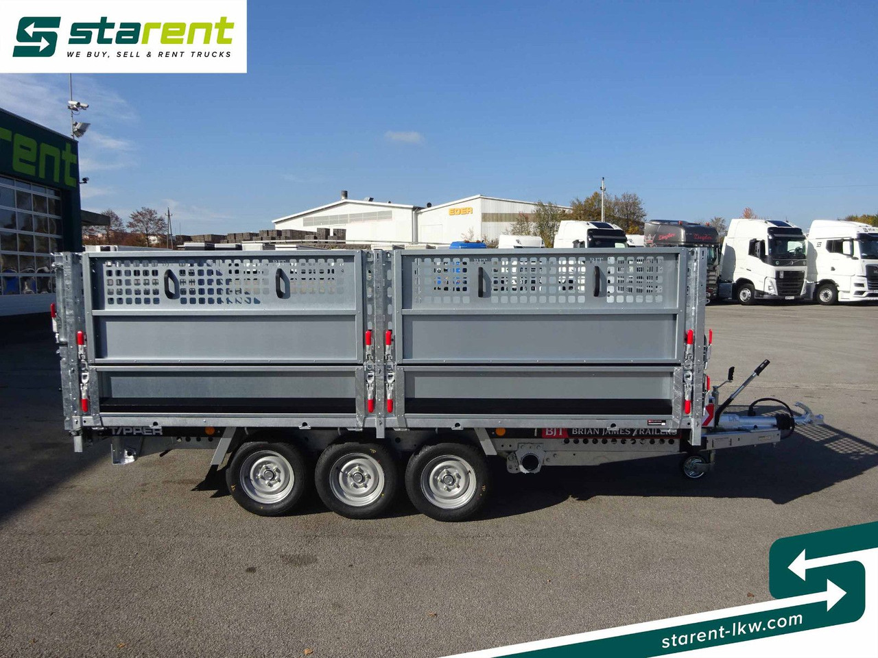 Brian James Trailers Tipper, Elektrisch Kippbar, Rampen - Прицеп бортовой/ Платформа: фото 4 Brian James Trailers Tipper, Elektrisch Kippbar, Rampen - Прицеп бортовой/ Платформа: фото 4