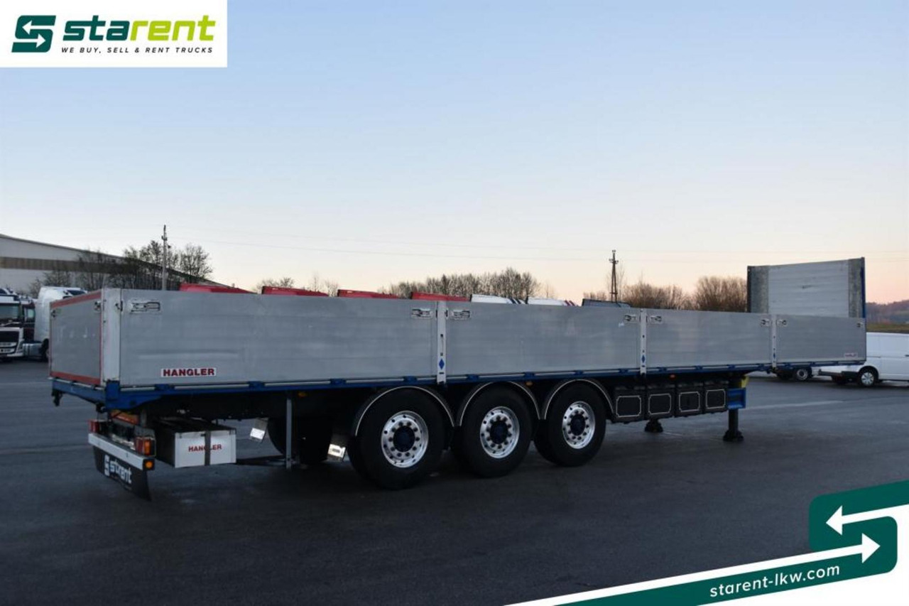 Hangler Baustofftrailer Rungentaschen 80cm Bordwände - Полуприцеп бортовой/ Платформа: фото 5 Hangler Baustofftrailer Rungentaschen 80cm Bordwände - Полуприцеп бортовой/ Платформа: фото 5