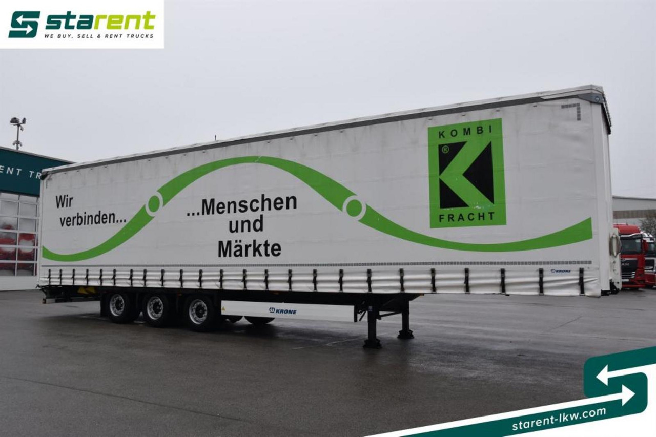 Krone Megatrailer Hubdach Lift-A Palettenanschlagleisten - Тентованный полуприцеп: фото 3 Krone Megatrailer Hubdach Lift-A Palettenanschlagleisten - Тентованный полуприцеп: фото 3
