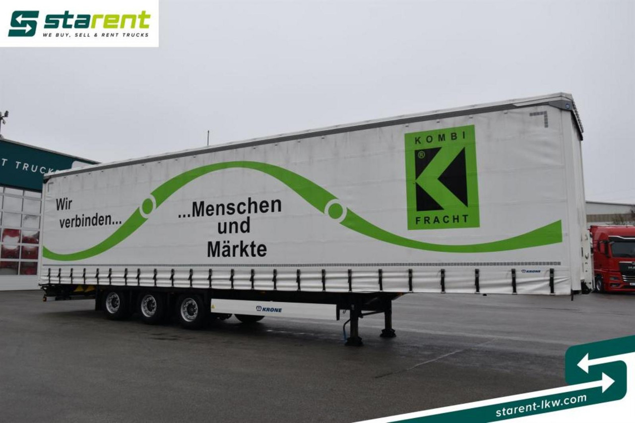 Krone Megatrailer Hubdach Lift-A Palettenanschlagleisten - Тентованный полуприцеп: фото 3 Krone Megatrailer Hubdach Lift-A Palettenanschlagleisten - Тентованный полуприцеп: фото 3