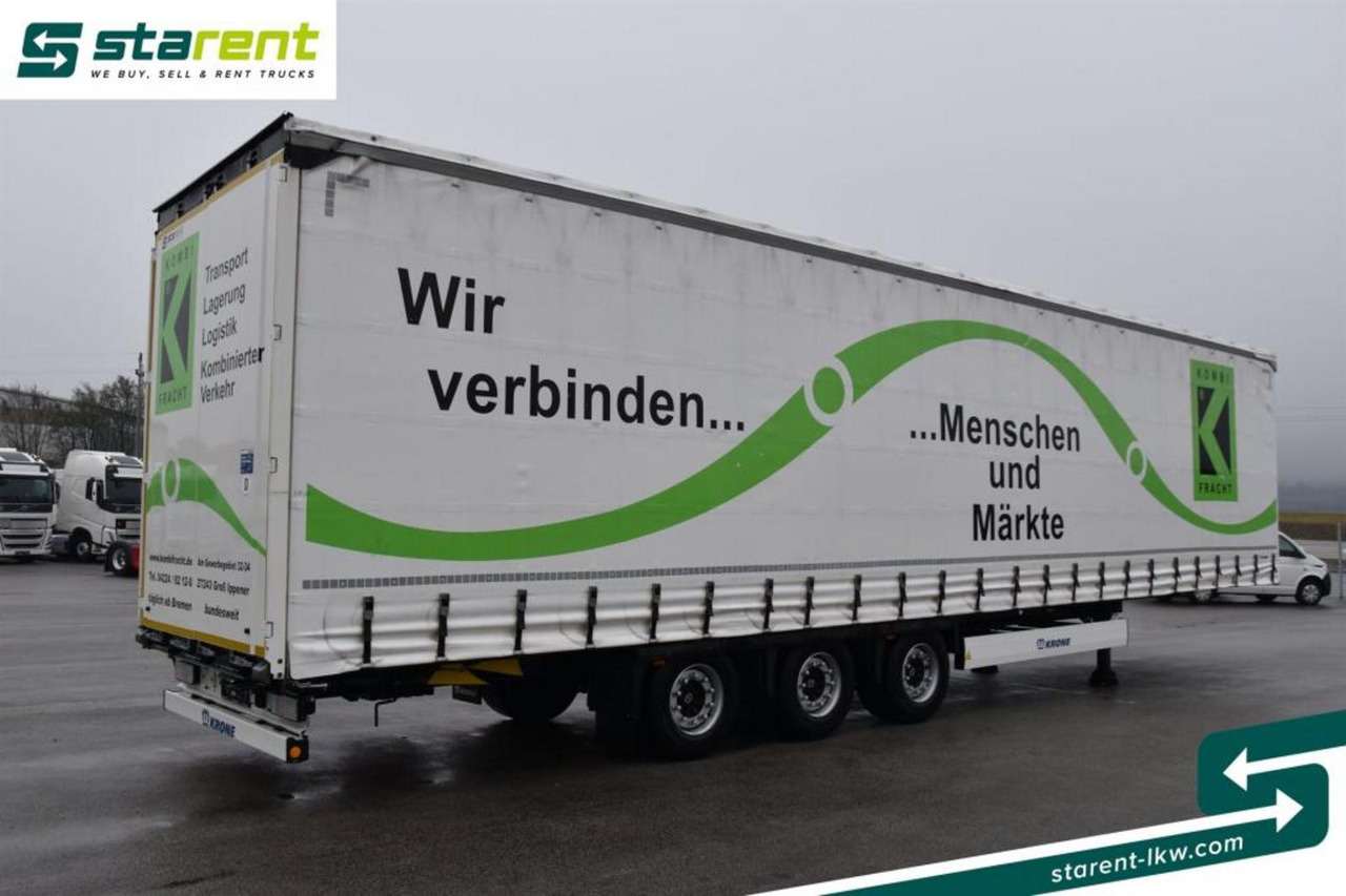Krone Megatrailer Hubdach Lift-A Palettenanschlagleisten - Тентованный полуприцеп: фото 5 Krone Megatrailer Hubdach Lift-A Palettenanschlagleisten - Тентованный полуприцеп: фото 5