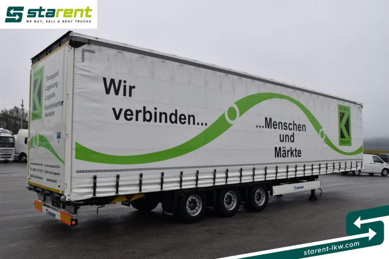 Krone Megatrailer Hubdach Lift-A Palettenanschlagleisten - Тентованный полуприцеп: фото 5 Krone Megatrailer Hubdach Lift-A Palettenanschlagleisten - Тентованный полуприцеп: фото 5