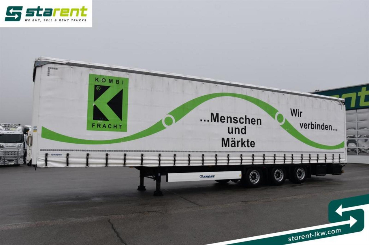 Krone Megatrailer Hubdach Lift-A Palettenanschlagleisten - Тентованный полуприцеп: фото 1 Krone Megatrailer Hubdach Lift-A Palettenanschlagleisten - Тентованный полуприцеп: фото 1