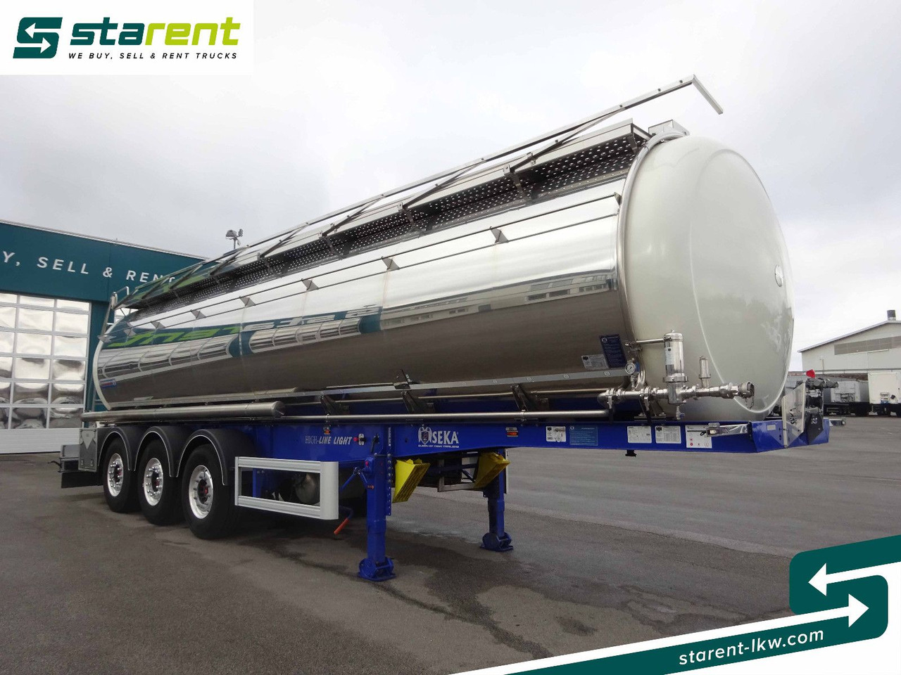 SEKA Lebensmitteltank, 31.000L, Liftachse, Alufelgen - Полуприцеп-цистерна: фото 3 SEKA Lebensmitteltank, 31.000L, Liftachse, Alufelgen - Полуприцеп-цистерна: фото 3