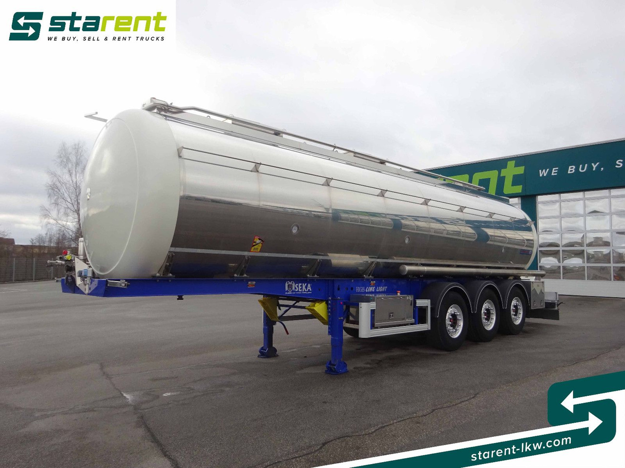 SEKA Lebensmitteltank, 31.000L, Liftachse, Alufelgen - Полуприцеп-цистерна: фото 1 SEKA Lebensmitteltank, 31.000L, Liftachse, Alufelgen - Полуприцеп-цистерна: фото 1
