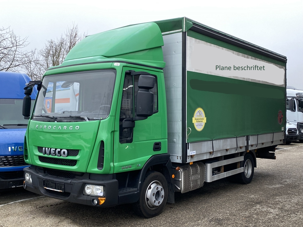 Iveco EuroCargo ML 80E19 5,3m P+P EU6 Autom. Klima AHK - Тентованный фургон: фото 1 Iveco EuroCargo ML 80E19 5,3m P+P EU6 Autom. Klima AHK - Тентованный фургон: фото 1