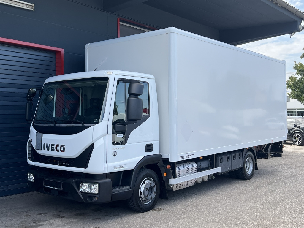 Iveco EuroCargo ML75E16 Klima 6,05m Koffer+LBW 29.'tkm - Малотоннажный фургон: фото 1 Iveco EuroCargo ML75E16 Klima 6,05m Koffer+LBW 29.'tkm - Малотоннажный фургон: фото 1
