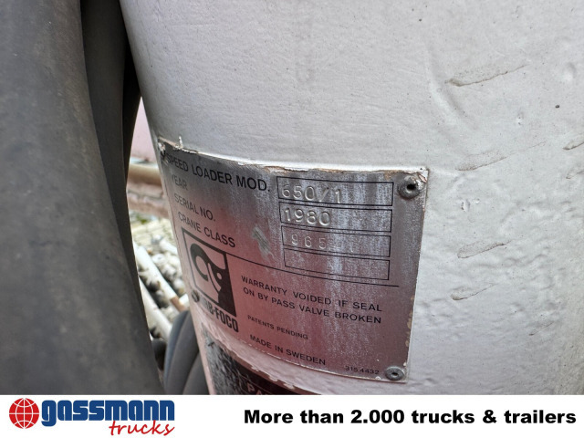 650/1 mit Seilwinde, Ex-Feuerwehr - Кран-манипулятор: фото 5 650/1 mit Seilwinde, Ex-Feuerwehr - Кран-манипулятор: фото 5