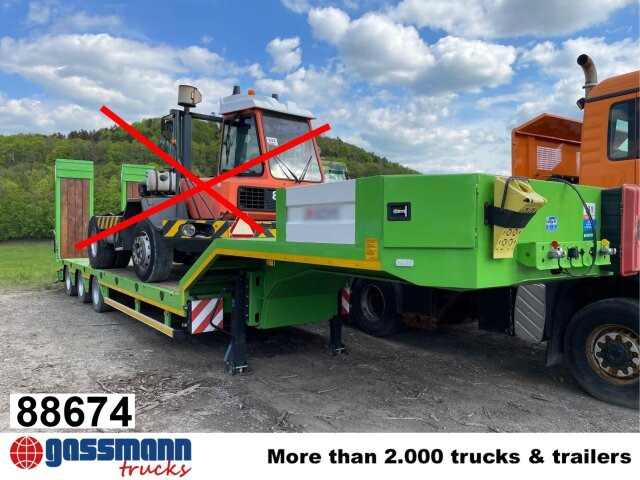 ALPSAN 56t, hydr. Rampen, Verbr. auf 3m - Низкорамный полуприцеп: фото 1 ALPSAN 56t, hydr. Rampen, Verbr. auf 3m - Низкорамный полуприцеп: фото 1