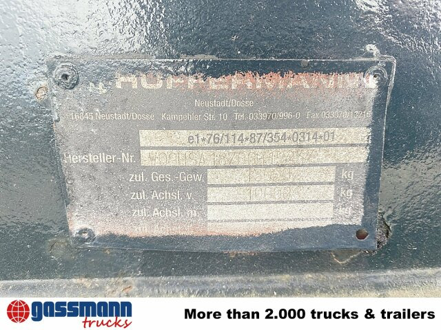 Hüffermann HSA 18.70 Schlittenabroller - Прицеп мультилифт/ Бункеровоз: фото 3 Hüffermann HSA 18.70 Schlittenabroller - Прицеп мультилифт/ Бункеровоз: фото 3