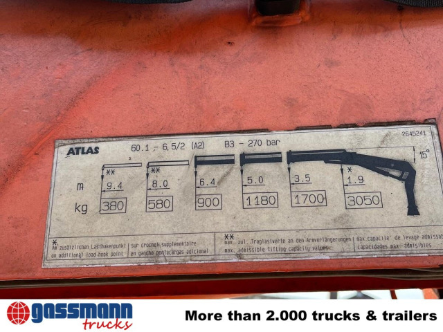 Kran Atlas 60.1, Funk, Winde - Кран-манипулятор: фото 2 Kran Atlas 60.1, Funk, Winde - Кран-манипулятор: фото 2