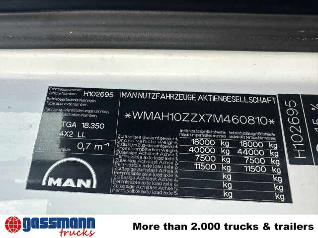 MAN TGA 18.350 4x2 LL, Fahrschulausstattung - Грузовик с закрытым кузовом: фото 2 MAN TGA 18.350 4x2 LL, Fahrschulausstattung - Грузовик с закрытым кузовом: фото 2