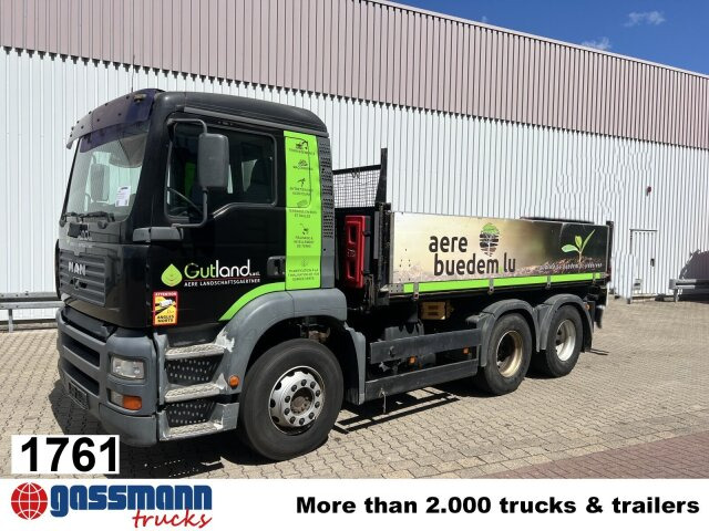 MAN TGA 26.363 6x4 BB, 2-S-Alukipper - Самосвал, Автоманипулятор: фото 1 MAN TGA 26.363 6x4 BB, 2-S-Alukipper - Самосвал, Автоманипулятор: фото 1