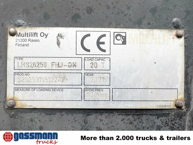 MAN TGA 26.440 6X2-2 BL, Liftachse - Крюковой мультилифт: фото 2 MAN TGA 26.440 6X2-2 BL, Liftachse - Крюковой мультилифт: фото 2