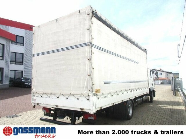 Тентованный грузовик, Автоманипулятор MAN TGL 12.240BL 4x2, mit Kran Hiab 088 mit Funk: фото 13