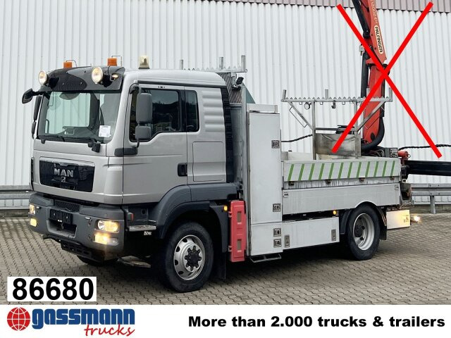 MAN TGM 13/15.290 4X4 BL, Seilwinde - Грузовик бортовой/ Платформа: фото 1 MAN TGM 13/15.290 4X4 BL, Seilwinde - Грузовик бортовой/ Платформа: фото 1