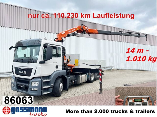 MAN TGS 26.360/400 6x2-4 BL, Lenk-/Lift, Kran Atlas - Грузовик бортовой/ Платформа, Автоманипулятор: фото 1 MAN TGS 26.360/400 6x2-4 BL, Lenk-/Lift, Kran Atlas - Грузовик бортовой/ Платформа, Автоманипулятор: фото 1
