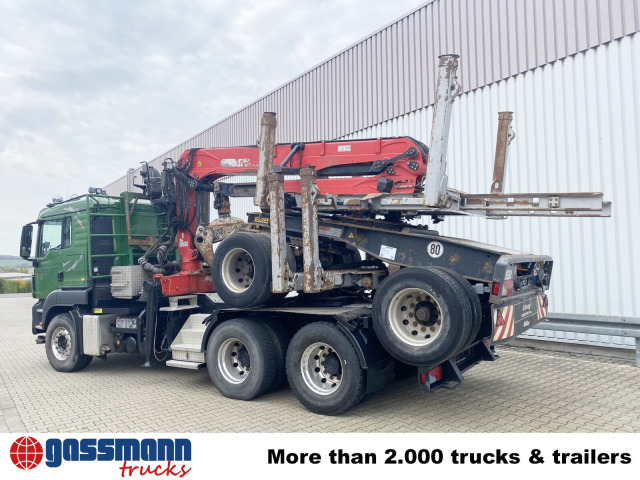 Лесовоз, Автоманипулятор MAN TGS 26.480 6x4 BB, Intarder, Kran Epsilon: фото 12