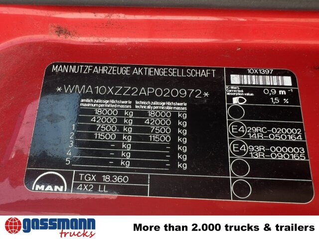 MAN TGX 18.360 4X2 LL, Fahrschule - Грузовик с закрытым кузовом: фото 4 MAN TGX 18.360 4X2 LL, Fahrschule - Грузовик с закрытым кузовом: фото 4