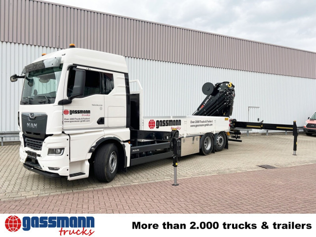 Новый Грузовик бортовой/ Платформа, Автоманипулятор MAN TGX 26.510 6x2-4 LL, Kran Hiab X-HiPro 548 E-8,: фото 8