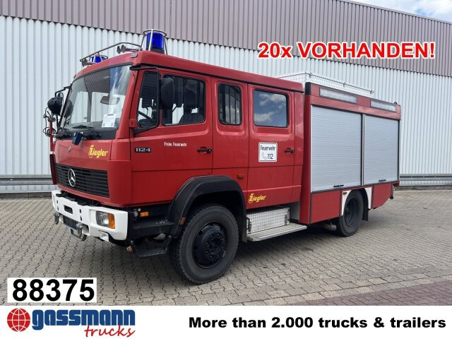 Mercedes-Benz 1124 AF 4x4 Doka, TLF 16/25, 2800l - Машина скорой помощи: фото 1 Mercedes-Benz 1124 AF 4x4 Doka, TLF 16/25, 2800l - Машина скорой помощи: фото 1