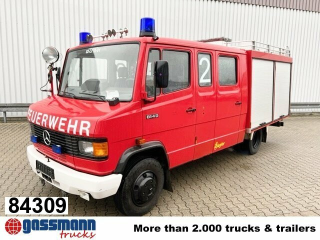 Mercedes-Benz 814 D 4x2 Doka, TLF 8 - Пожарная машина: фото 1 Mercedes-Benz 814 D 4x2 Doka, TLF 8 - Пожарная машина: фото 1