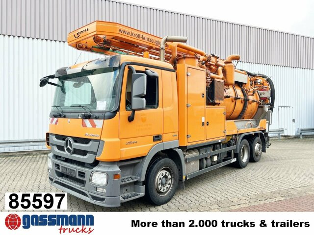 Mercedes-Benz Actros 2544 L 6x2, Lenkachse, Kroll - Подметально-уборочная машина: фото 1 Mercedes-Benz Actros 2544 L 6x2, Lenkachse, Kroll - Подметально-уборочная машина: фото 1