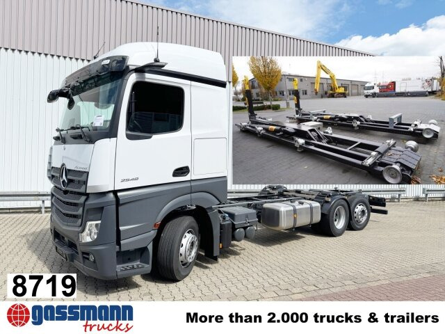 Mercedes-Benz Actros 2548 L 6x2, Retarder, Lenk-/Liftachse, - Крюковой мультилифт: фото 1 Mercedes-Benz Actros 2548 L 6x2, Retarder, Lenk-/Liftachse, - Крюковой мультилифт: фото 1