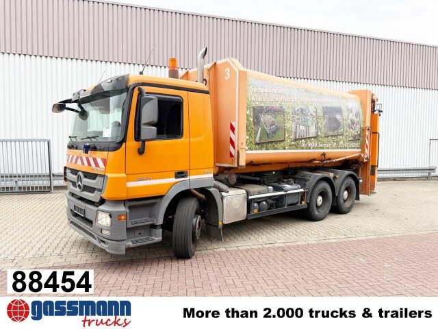 Mercedes-Benz Actros 2641/48 L 6x4, Seilabroller, Haller - Мусоровоз: фото 1 Mercedes-Benz Actros 2641/48 L 6x4, Seilabroller, Haller - Мусоровоз: фото 1
