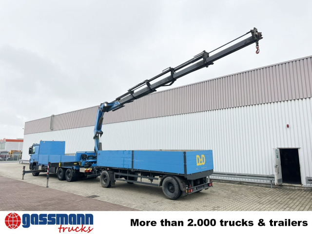 Mercedes-Benz Actros 2741 L 6x4, Twist-Lock ausz. auf 3m, - Грузовик бортовой/ Платформа, Автоманипулятор: фото 4 Mercedes-Benz Actros 2741 L 6x4, Twist-Lock ausz. auf 3m, - Грузовик бортовой/ Платформа, Автоманипулятор: фото 4