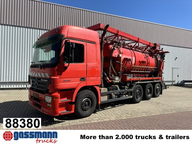 Mercedes-Benz Actros 3246 L 8x2, Hellmers Saug- und Spülwagen - Подметально-уборочная машина: фото 1 Mercedes-Benz Actros 3246 L 8x2, Hellmers Saug- und Spülwagen - Подметально-уборочная машина: фото 1