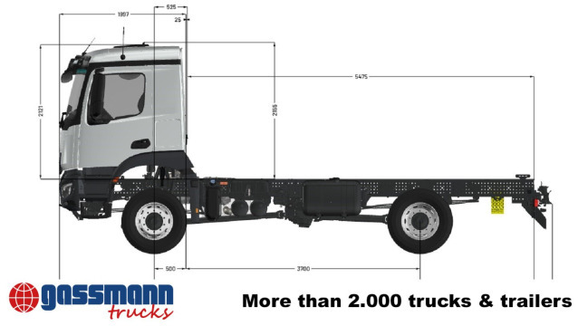 Mercedes-Benz Arocs 1827/30 A 4x4, mehrfach vorhanden! - Грузовик-шасси: фото 5 Mercedes-Benz Arocs 1827/30 A 4x4, mehrfach vorhanden! - Грузовик-шасси: фото 5