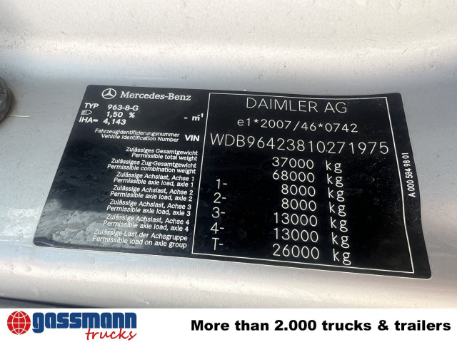 Mercedes-Benz Arocs 3251 LK 8x4/4, Retarder, Stahlmulde ca. - Внедорожный самосвал: фото 3 Mercedes-Benz Arocs 3251 LK 8x4/4, Retarder, Stahlmulde ca. - Внедорожный самосвал: фото 3