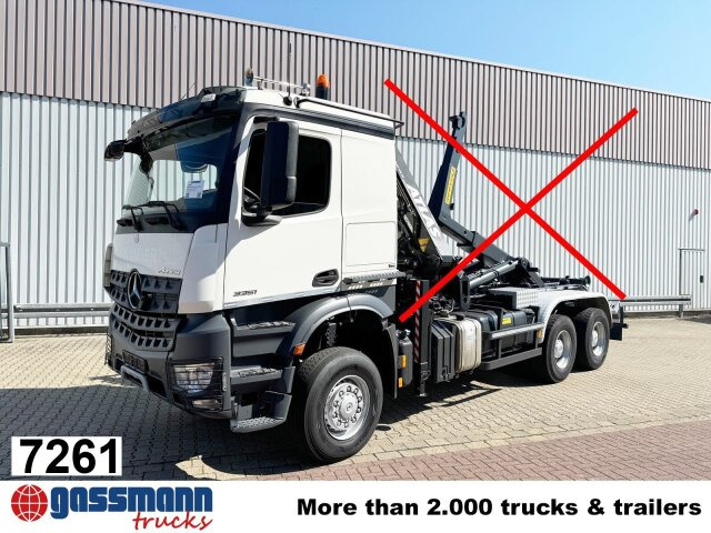 Mercedes-Benz Arocs 3351 AK 6x6, Retarder, Navi, Grounder - Крюковой мультилифт: фото 1 Mercedes-Benz Arocs 3351 AK 6x6, Retarder, Navi, Grounder - Крюковой мультилифт: фото 1