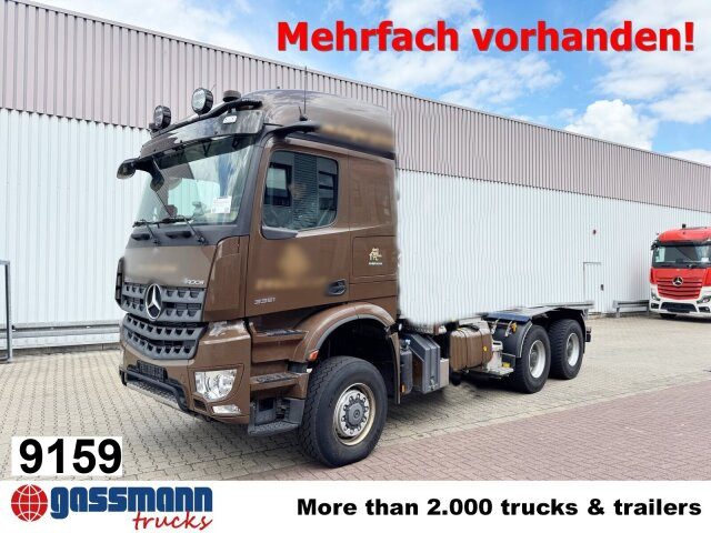 Mercedes-Benz Arocs 3351 LS 6x6, Grounder, MirrorCam, Navi - Грузовик-шасси: фото 1 Mercedes-Benz Arocs 3351 LS 6x6, Grounder, MirrorCam, Navi - Грузовик-шасси: фото 1