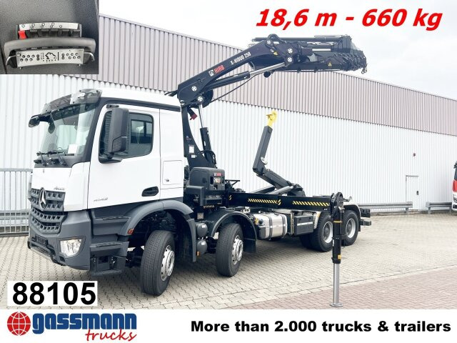 Mercedes-Benz Arocs 4142 B 8x4/4, Grounder, Funk - Крюковой мультилифт, Автоманипулятор: фото 1 Mercedes-Benz Arocs 4142 B 8x4/4, Grounder, Funk - Крюковой мультилифт, Автоманипулятор: фото 1
