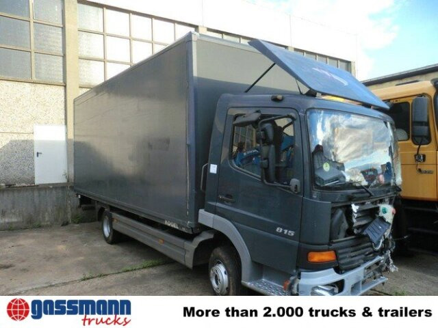 Грузовик с закрытым кузовом Mercedes-Benz Atego 815 4x2, UNFALL! Ersatzteilträger!: фото 6