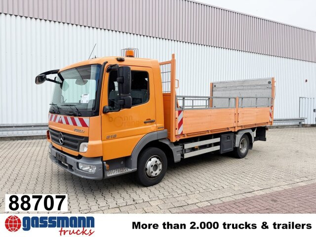 Mercedes-Benz Atego 818 4x2 mit LBW BÄR - Грузовик бортовой/ Платформа: фото 1 Mercedes-Benz Atego 818 4x2 mit LBW BÄR - Грузовик бортовой/ Платформа: фото 1