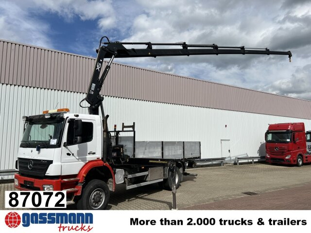 Mercedes-Benz Axor 1828 A 4x4 mit Kran Hiab XS 166 E-5 - Грузовик бортовой/ Платформа, Автоманипулятор: фото 1 Mercedes-Benz Axor 1828 A 4x4 mit Kran Hiab XS 166 E-5 - Грузовик бортовой/ Платформа, Автоманипулятор: фото 1