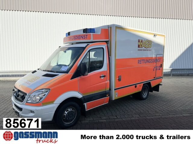 Mercedes-Benz Sprinter 516 CDI 4x2, Rettungswagen, Retarder - Цельнометаллический фургон: фото 1 Mercedes-Benz Sprinter 516 CDI 4x2, Rettungswagen, Retarder - Цельнометаллический фургон: фото 1