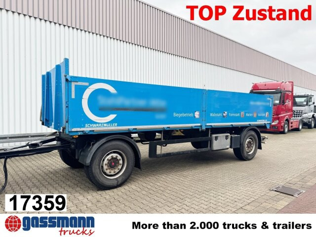 Schwarzmüller T-Serie, TOP-Zustand - Прицеп бортовой/ Платформа: фото 1 Schwarzmüller T-Serie, TOP-Zustand - Прицеп бортовой/ Платформа: фото 1