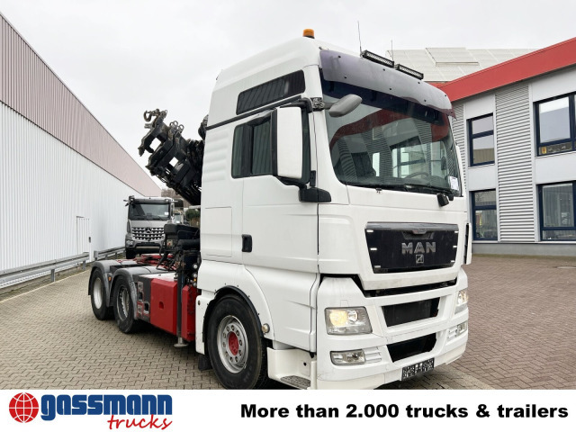 Тягач MAN TGX 26.480 6x4 BLS mit Kran Hiab 288E-6 Hipro,: фото 12