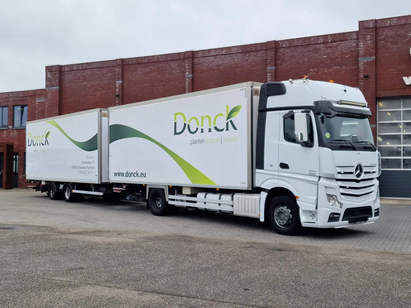 Mercedes-Benz Actros 1942 4x2 - Box with Loadlift - Full air + Pacton Trailer Loadlift - Heating system - Грузовик с закрытым кузовом: фото 1 Mercedes-Benz Actros 1942 4x2 - Box with Loadlift - Full air + Pacton Trailer Loadlift - Heating system - Грузовик с закрытым кузовом: фото 1