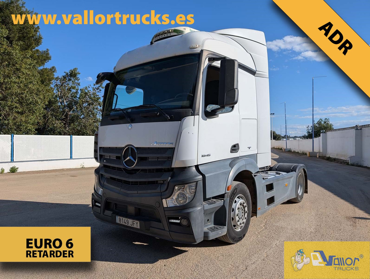 MERCEDES-BENZ Actros 1845LS - Тягач: фото 1 MERCEDES-BENZ Actros 1845LS - Тягач: фото 1