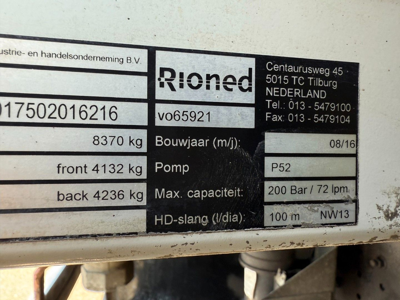 Ассенизатор FUSO Canter 9C18 Duonic Rioned 3500 l. Kombi Euro 6: фото 20