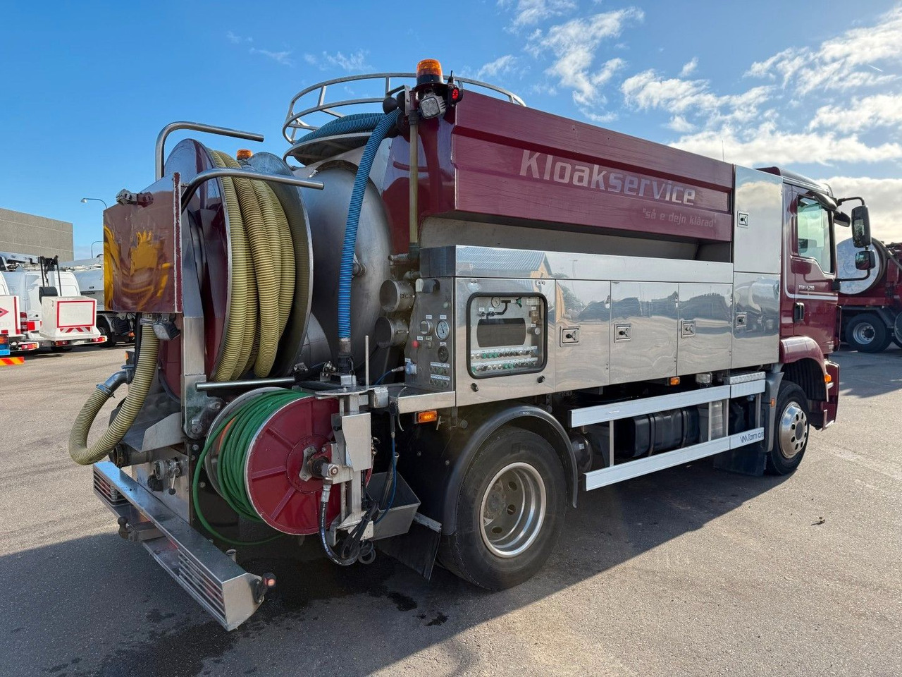 MAN TGM 14.250 VM-Tarm Stainless Steel 4000 l. Kombi - Ассенизатор: фото 3 MAN TGM 14.250 VM-Tarm Stainless Steel 4000 l. Kombi - Ассенизатор: фото 3