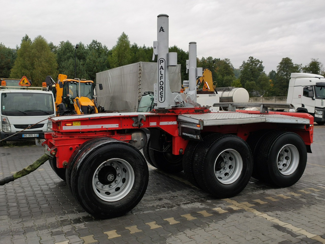 Faymonville Wózek 3-Osie FlexMAX 12T Do drzewa Do drewna Do Lasu 2019/2020r - Прицеп лесовоз: фото 5 Faymonville Wózek 3-Osie FlexMAX 12T Do drzewa Do drewna Do Lasu 2019/2020r - Прицеп лесовоз: фото 5