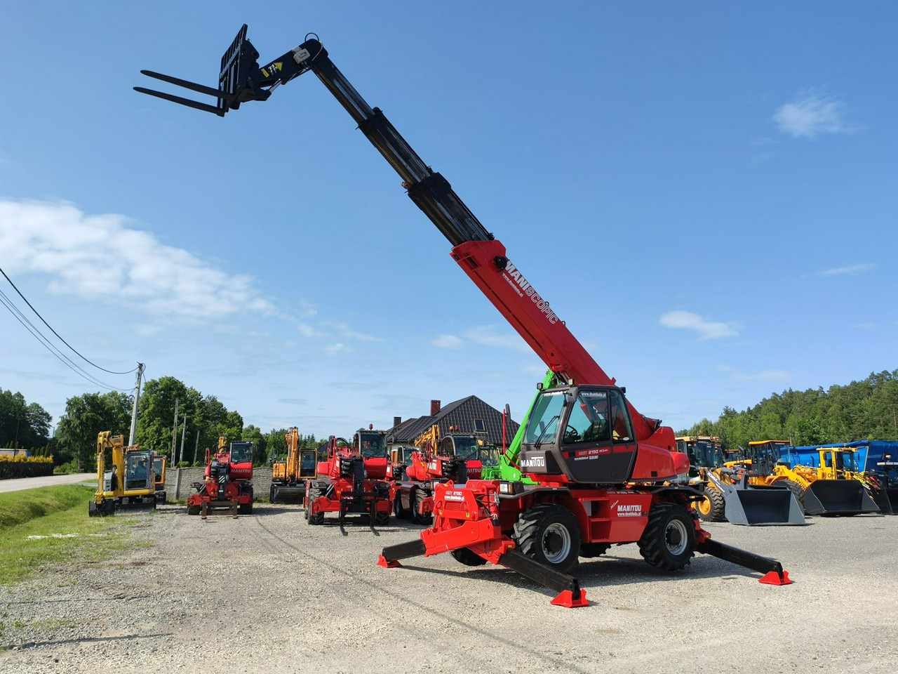Manitou MRT 2150 ROTO Ładowarka Teleskopowa Obrotowa 2550 1850 1840 - Телескопический погрузчик: фото 2 Manitou MRT 2150 ROTO Ładowarka Teleskopowa Obrotowa 2550 1850 1840 - Телескопический погрузчик: фото 2