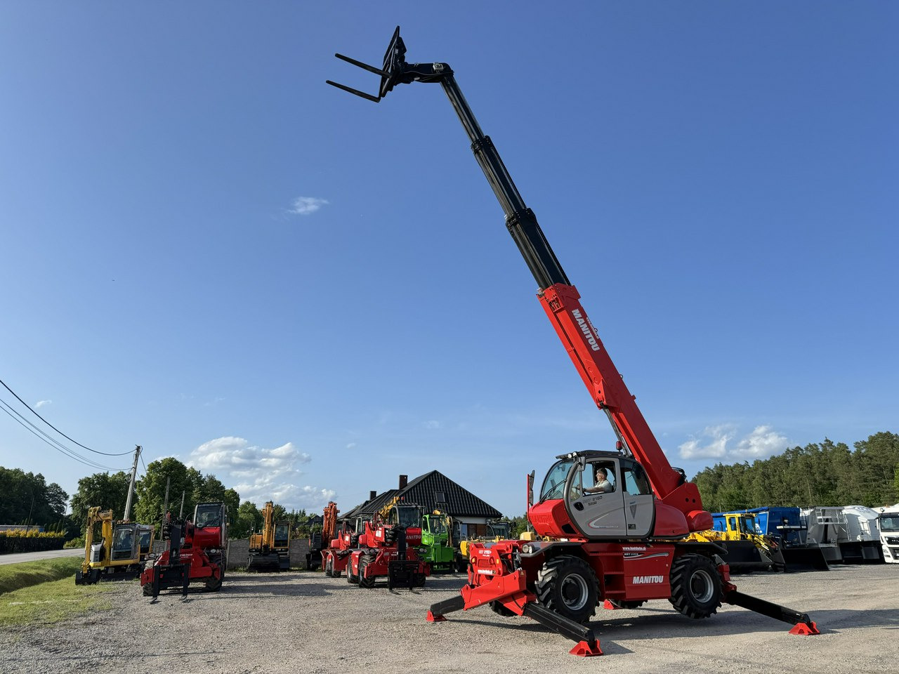Manitou MRT 2150 ROTO Ładowarka Teleskopowa Obrotowa - Телескопический погрузчик: фото 1 Manitou MRT 2150 ROTO Ładowarka Teleskopowa Obrotowa - Телескопический погрузчик: фото 1