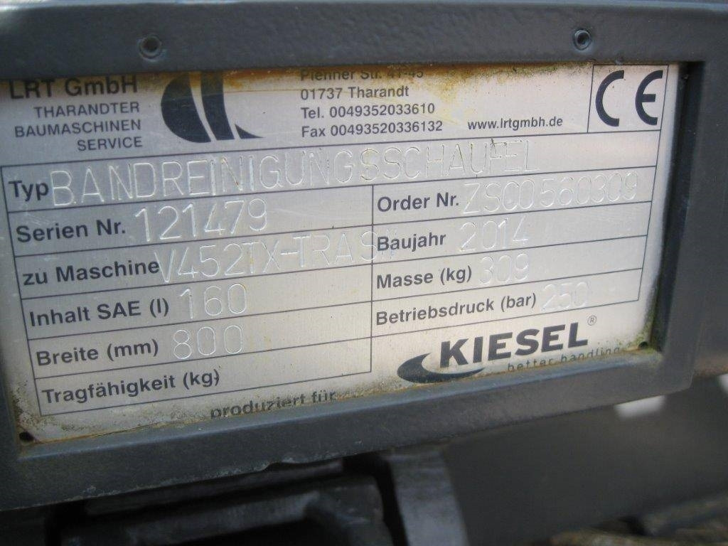 GiANT Bandreinigungsschaufel SWE 800MM 160L - Ковш для Строительной техники: фото 3 GiANT Bandreinigungsschaufel SWE 800MM 160L - Ковш для Строительной техники: фото 3